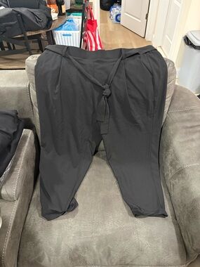 Plus Size torrid Black Straight-Leg Tie-Waist Pants